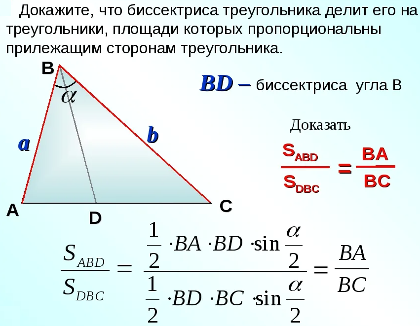 Геометрия 8 класс презентация свойства биссектрисы угла