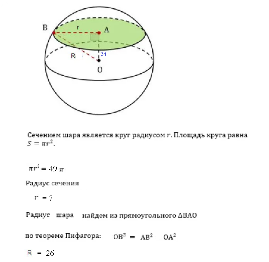 Площадь сечения шара. Площадь диаметрального сечения шара. Площадь сечения шара формула через диаметр. Площадь сечения шара плоскостью.