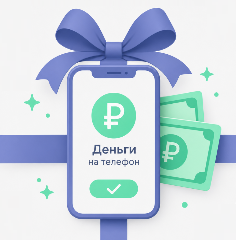 300 рублей на телефон