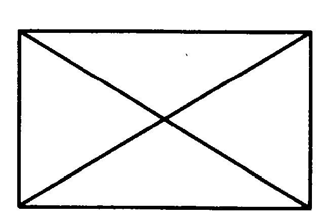 Два треугольника пересечением прямоугольник. Квадрат с крестом внутри. Прямоугольник с крестом внутри. Диагональ прямоугольника. Прямоугольникс диоганалями.